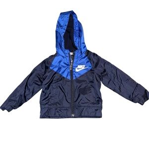Nike Kids Blue and Black Jacket